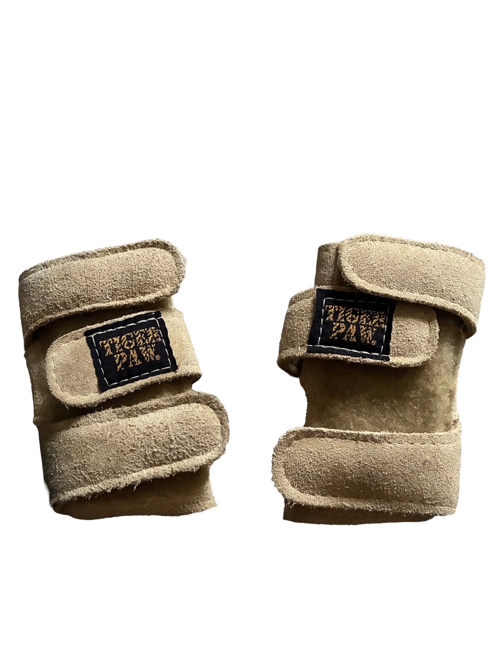 Tiger Paw Gymnastics Wrist Supports Support Braces, Beige Pair - Size Small